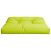 vidaXL Cuscino per Pallet Verde Brillante 70x70x12 cm in Tessuto