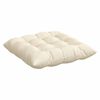 vidaXL Cuscini per Seduta 4 pcs Crema 40 x 40 x 6 cm Tessuto in Cords