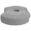 vidaXL Cuscino per Collo Grigio 53 x 34,5 x 10,5 cm Schiuma Memory