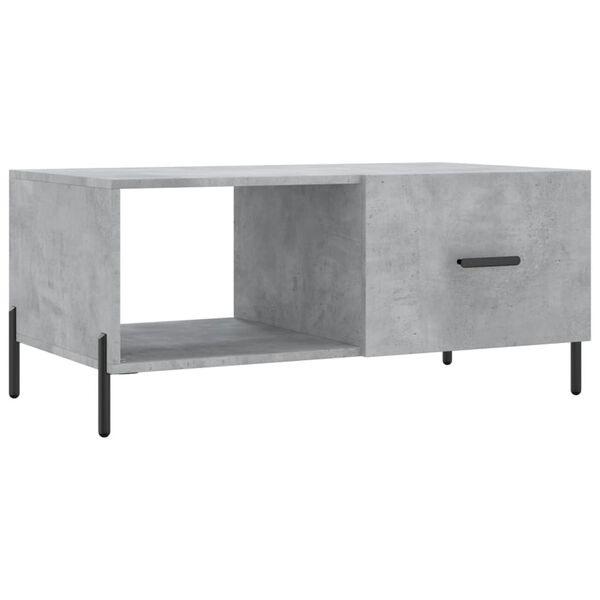 vidaXL Tavolino da Salotto Grigio Cemento 90x50x40cm Legno Multistrato