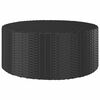 vidaXL Tavolino da T&egrave; Nero 68x68x30 cm in Polyrattan
