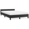 vidaXL Giroletto senza Materasso Nero 120x190 cm Similpelle