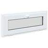 vidaXL Finestra Seminterrato RISOR 100x40 cm Tilt 2 Vetri Bianco