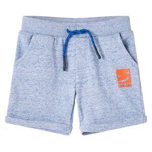 Pantaloncini per Bambini con Coulisse Blu M&eacute;lange 116