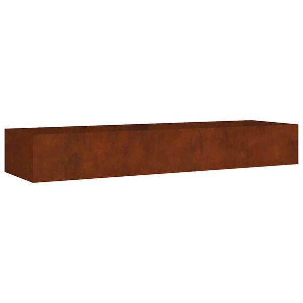 vidaXL Fioriera Rialzata da Giardino 280x80x40 cm in Acciaio Corten