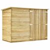 vidaXL Capanno Giardino per Biciclette 232x110x170 cm Pino Impregnato