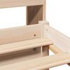 vidaXL Letto Libreria senza Materasso 100x200 cm in Legno di Pino