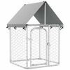 vidaXL Gabbia per Cani da Esterno con Tetto 100x100x150 cm