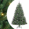 vidaXL Albero di Natale Artificiale con Rami Pieghevoli Verde 180 cm