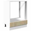vidaXL Mobile per Forno Rovere Sonoma 60x46x81,5 cm Legno Multistrato