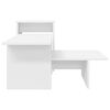 vidaXL Tavolo consolle Bianco 91,5 x 35 x 38,5 cm Legno multistrato