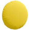 vidaXL Cuscini per Seduta 2 pcs Giallo Chiaro Ø60 x 21 cm Tessuto