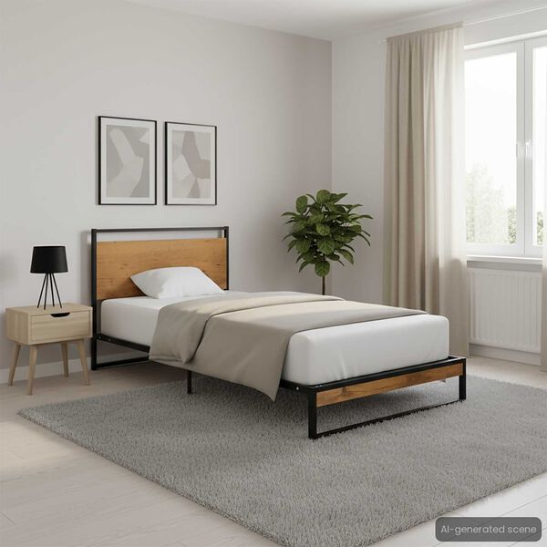 vidaXL Giroletto in Metallo 90x200 cm