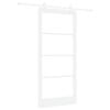 vidaXL Porta scorrevole Bianco 93 x 202 cm