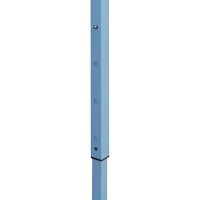 vidaXL Gazebo Professionale Pieghevole con 4 Pareti 3x4 m Acciaio Blu