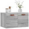vidaXL Mobile a Parete Grigio Sonoma 60x36,5x35cm in Legno Multistrato