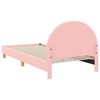 vidaXL Struttura letto bambini con testata Rosa 80 x 200 cm