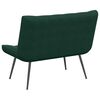 vidaXL Panca Verde Scuro 110x74x84 cm in Velluto