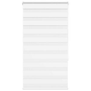 vidaXL Tenda a Rullo Zebra Larghezza Tessuto 75,9 cm Poliestere