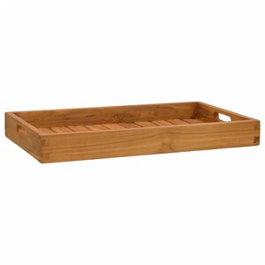 vidaXL Vassoio da Portata 60x35 cm in Legno Massello di Teak