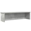 vidaXL Scaffali da Cucina Impilabili 2 pz Grigio Cemento 60x15x16 cm