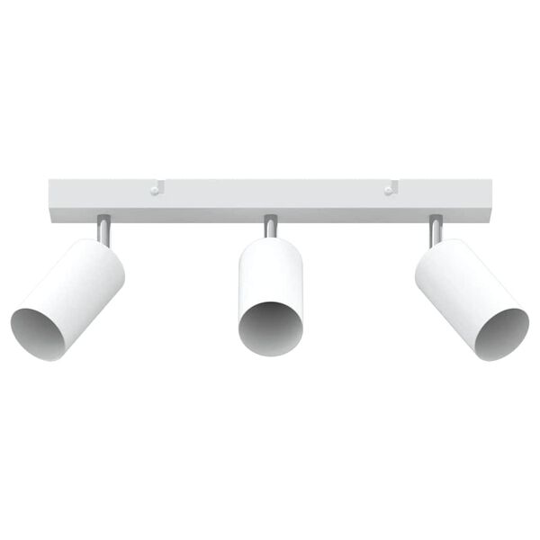 vidaXL Faretto da soffitto Bianco 38 x 5,5 x 16,5 cm Metallo