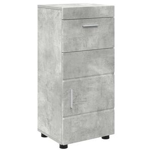 vidaXL Set di Armadi da Bagno TULUM Grigio cemento 37 x 31,5 x 82 cm