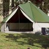 vidaXL Tenda Familiare Tipi per 8 Persone Verde Impermeabile
