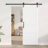 vidaXL Porta scorrevole ORKDAL Bianco 78 x 202 cm Pino massello