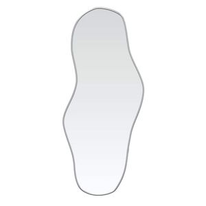 vidaXL Specchio da Parete Argento 60x25 cm