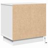 vidaXL Armadio da Notte con cassetto 2 pcs Bianco 50 x 34,5 x 50 cm.