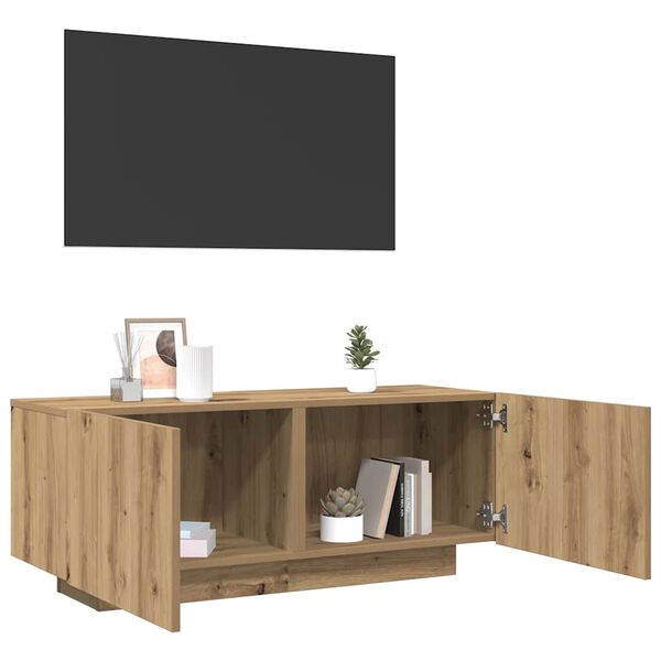 vidaXL Mobile Porta TV Rovere Artigianale 100x35x40 cm in Truciolato