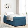 vidaXL Struttura letto con materasso Blu 80 x 200 cm Velluto