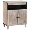 vidaXL Credenza Bianco Sbiancato 60 x 33 x 75 cm