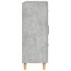 vidaXL Credenza Grigio Cemento 69,5x34x90 cm in Legno Multistrato