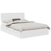 vidaXL Letto con Contenitore Bianco 150 x 200 cm Legno multistrato