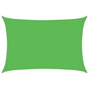vidaXL Vela Parasole 160 g/m&sup2; Verde Chiaro 2x3 m in HDPE