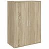 vidaXL Credenze 2 pz Rovere Sonoma 60x31x84 cm in Legno Multistrato