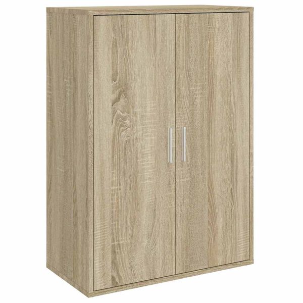 vidaXL Credenze 2 pz Rovere Sonoma 60x31x84 cm in Legno Multistrato