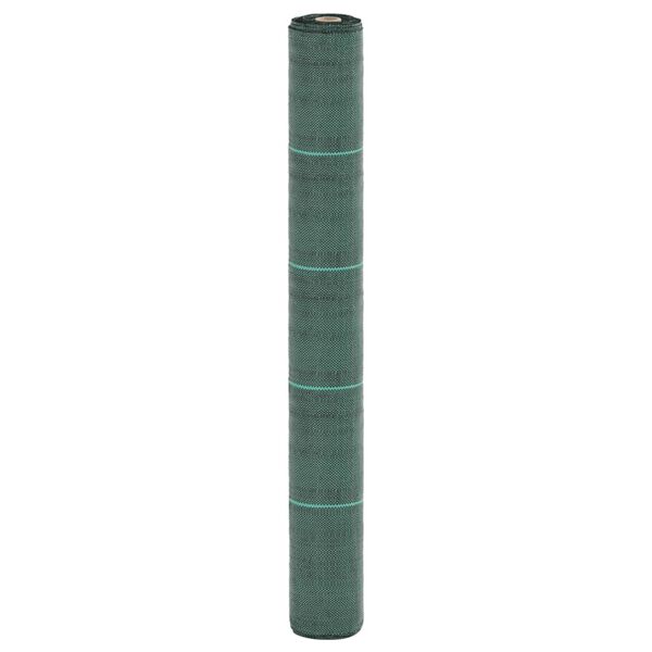 vidaXL Membrana Antierbacce Verde 1x25 m in PP