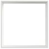 vidaXL Bordura per Prato Bianco 50 x 50 x 13 cm Acciaio