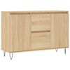 vidaXL Credenza Rovere Sonoma 101,5x35x70 cm in Legno Multistrato