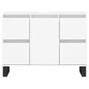 vidaXL Mobile da Bagno Bianco 80x33x60 cm in Legno Multistrato