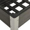 vidaXL Fioriera Rialzata da Giardino 75x40x75 cm in WPC Grigio