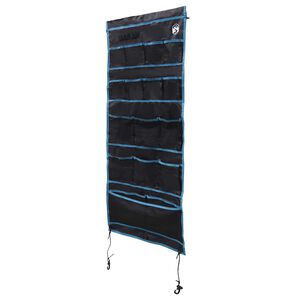 vidaXL Sacchetto per Stoccaggio Nero e Blu 125 x 48 cm Oxford
