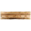 vidaXL Piano Tavolo Bordi Vivi 160x40x3,8 cm Legno di Mango Grezzo