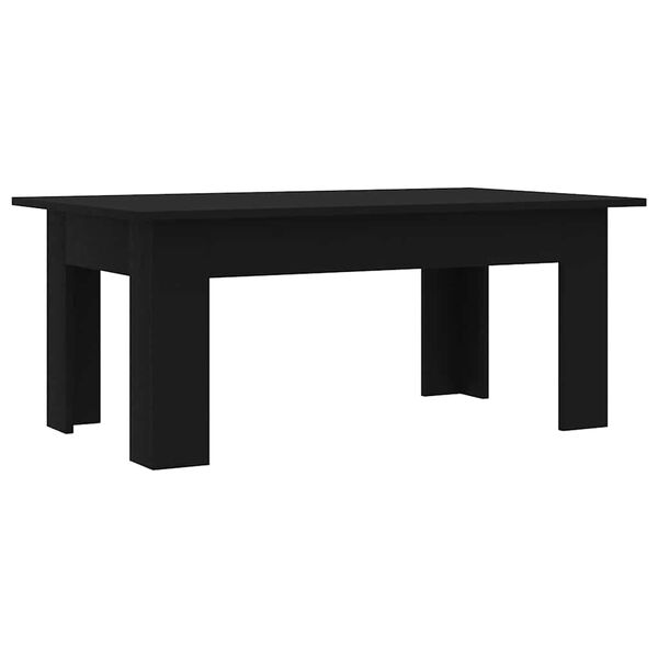 vidaXL Tavolino da Salotto Nero 100x60x42 cm in Legno Multistrato