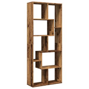vidaXL Libreria Divisorio Legno Antico 67x25x161,5 cm in Truciolato