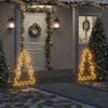 vidaXL Decorazione Luminosa Natalizia con Picchetti Albero 115LED 90cm