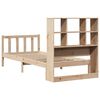 vidaXL Letto Libreria senza Materasso 90x190 cm Legno Massello Pino